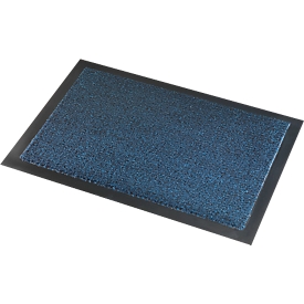 Fußmatte Savane, mit Bürsteneffekt, B 1200 x L 2400, waschbar, blau