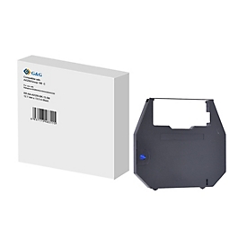 G&amp;G kleurenlint groep 186 C, schrijfmachinelint, zwart