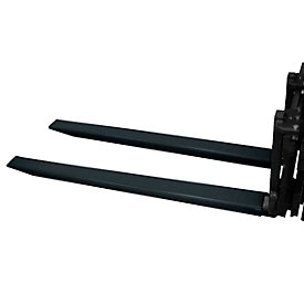 Gabelverlängerung, L 1800 x B 100 x 50 mm, schwarz