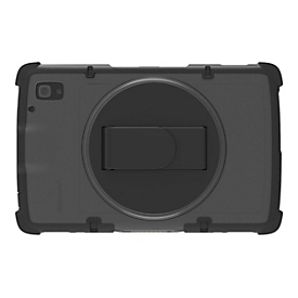 Gamber-Johnson InfoCase - Hintere Abdeckung für Tablet - widerstandsfähig - mit drehbarem Handriemen - Polycarbonat, Thermoplastisches Polyurethan (TPU)