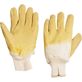 Gants universel - coton - avec poignet en tricot