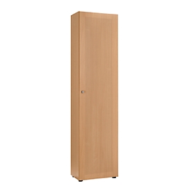 Garderobenschrank, 1-türig, B 60 cm, 6OH, Buche-Dekor