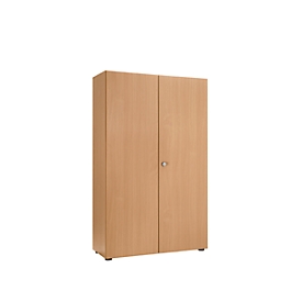 Garderobenschrank, 2-türig, B 100 cm, 5OH, buche
