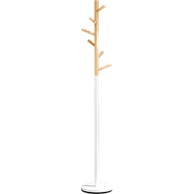 Garderobenständer Kent, Stahlrohr-Gestell, Höhe 182 cm, 6 Haken