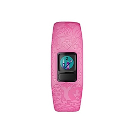 Garmin vívofit jr 2 - Disney Princess - Aktivitätsmesser mit Band - Silikon - rosa - Handgelenkgröße: 130-175 mm