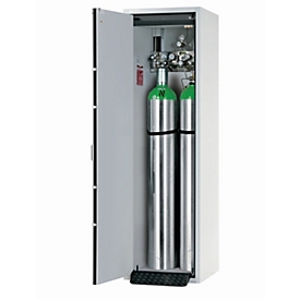 Gasflessenkast G-CLASSIC-30 Standaard, draaideur aanslag links, 2x 50 l cilinders, B 598 x D 616 x H 2050 mm