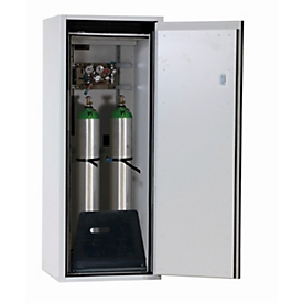 Gasflessenkast G-ULTIMATE-90 Standaard, scharnierende deurstop rechts, 2x 10 l cilinders, B 598 x D 615 x H 1450 mm