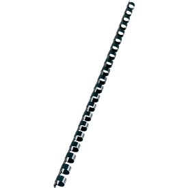 GBC® Binderücken, Plastik, Ø 10 mm, 100 Stück, schwarz