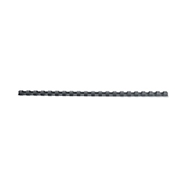 GBC® Binderücken, Plastik, Ø 12 mm, 100 Stück, schwarz