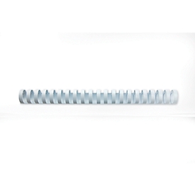 GBC® Binderücken, Plastik, Ø 22 mm, 100 Stück, weiss