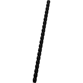 GBC® Binderücken, Plastik, Ø 6 mm, 100 Stück, schwarz