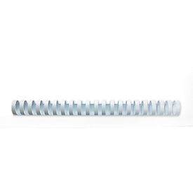 GBC® binding combs, plastic, Ø 19 mm, 100 pieces, white