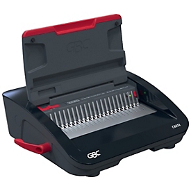 GBC CombBind CB25E, electric plastic binder, 25 sheets, 390 sheets, 45 mm spine, LED, compact