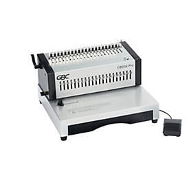 GBC CombBind CB25E Pro - reliure électrique, perforation 25 feuilles, reliure 500 feuilles, A4, dos 51 mm, argenté