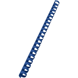 GBC® inbindruggen, plastic, Ø 16 mm, 100 stuks, blauw