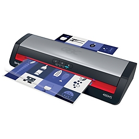 GBC Laminiergerät 480HS, bis A3, für Folienstärke 75-125 μ, 800 mm/min, Aufheizzeit 1 min, 4 Heizrollen, SMART-Status-LED-System