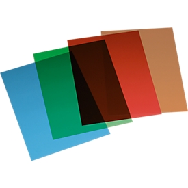GBC® transparante folie, A4, rood, 100 folies