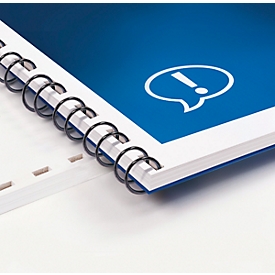 GBC® wire binding combs, Ø 14 mm, 100 pieces, black