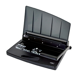 GBC WireBind W15 – Drahtbindung, 15 Blatt stanzen, 125 Blatt binden, Rücken 14 mm, 34 Ringe, schwarz