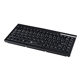 GCQ CleanType Easy Basic Compact - Tastatur - USB - QWERTZ - Deutsch - Schwarz
