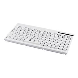 GCQ CleanType Easy Basic Compact - Tastatur - USB - QWERTZ - Deutsch - weiß
