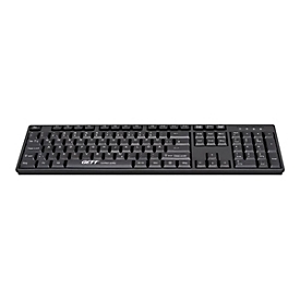 GCQ CleanType Easy Basic - Tastatur - Kunststoff, für medizinischen Bereich - waschbar - USB - QWERTY