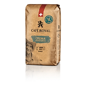 Gebrande koffiebonen Café Royal Honduras Crema, 1 kg, 100% Arabica, handgeplukt, Fairtrade, intensiteit 3/5 