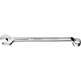 Gedore combination wrench 1 B, SW 5 mm, length 100 mm, CV steel, cranked, hexagonal