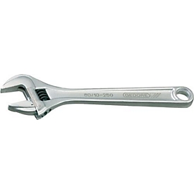 Gedore roller fork wrench 60 CP 10, SW max. 30 mm, length 255 mm, CV steel, with setting scale, hexagonal