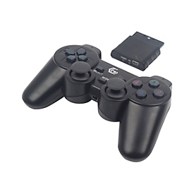 GEMBIRD JPD-WDV-01 - Game Pad - 12 Tasten - kabellos - 2.4 GHz - für Sony PlayStation 2, Sony PlayStation 3