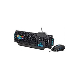 Gembird KBS-UMG-01 - Tastatur-und-Maus-Set - Gaming - full size - USB - QWERTZ