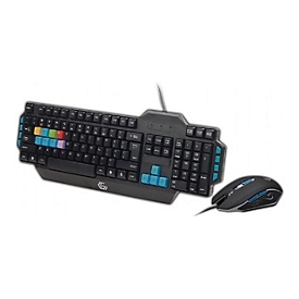 Gembird KBS-UMG-01 - Tastatur-und-Maus-Set - Gaming - full size - USB - QWERTZ