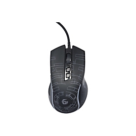 Gembird MUSG-RGB-01 - Maus - ergonomisch - Für