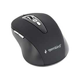 Gembird MUSWB-6B-01 - Maus - optisch - 6 Tasten - kabellos - Bluetooth 3.0