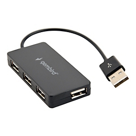 Gembird UHB-U2P4-04 - Hub - 4 x USB 2.0 - Desktop