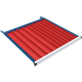 Gereedschapslade B 45 en 70 mm, voor schuifladen met een hoogte van 50 mm