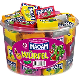 Geschenk Maoam Würfel 5 Sorten, Dose