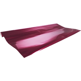 Geschenkpapier CLAIREFONTAINE Alu-Papierrolle, 10 Rollen, 200 x 70 cm, metallic, 80g/m², rosa