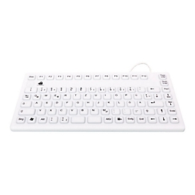 GETT TKG-086-IP68-WHITE - Tastatur - waschbar - USB - Deutsch - weiß