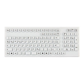 GETT TKG-106-IP68-WHITE - Tastatur - waschbar - USB - Deutsch - weiß