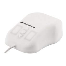 GETT TKH-MOUSE-GCQ-PR-IP68-WHITE-USB - Maus - ergonomisch - rechts- und linkshändig - optisch - 5 Tasten