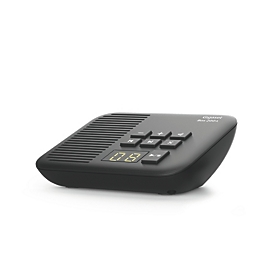Gigaset DECT-Telefonbasis Box 200A, mit Anrufbeantworter, erweiterbar auf 6 Mobilteile, analog, schwarz