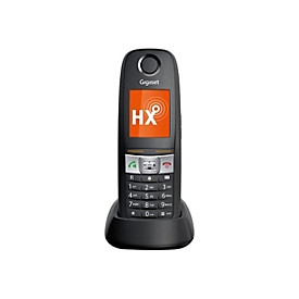 Gigaset E630HX - Schnurloses Erweiterungshandgerät mit Rufnummernanzeige - DECTGAP - SIP, RTP - Schwarz