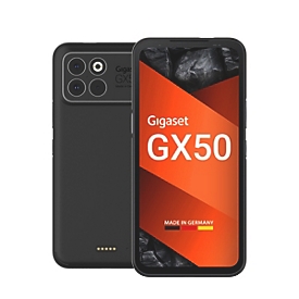 Gigaset Smartphone GX50, 5G, Dual-SIM, 6,77 Zoll AMOLED, 256 GB, Akku 5100 mAh, IP68/IP69K, schwarz
