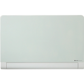 Glasbord Nobo Diamond, afgeronde hoeken, met 1 stift en 2 magneten, 1000 x 560 mm