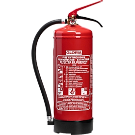 GLORIA-Pulver-Feuerlöscher PD6GA, inkl. Manometer