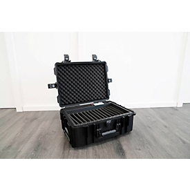 Good Connections ATON4 T14 tablet oplaadtrolley, voor 14 apparaten, USB-A, spatwaterdicht, zwart