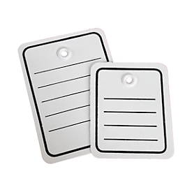 Goods tags, lined, 40 x 50 mm, 1000 signs