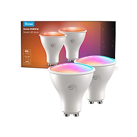 Govee H600D - LED - GU10 - 4.8 W - Klasse F - 16 Millionen Farben/warmweißes bis kaltweißes Licht - 2700-6500 K (Packung mit 2)