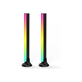 Govee RGBIC H6046 - Lichtleiste - LED - 13 W - Klasse G - RGBIC - 2000 K - Schwarz (Packung mit 2)